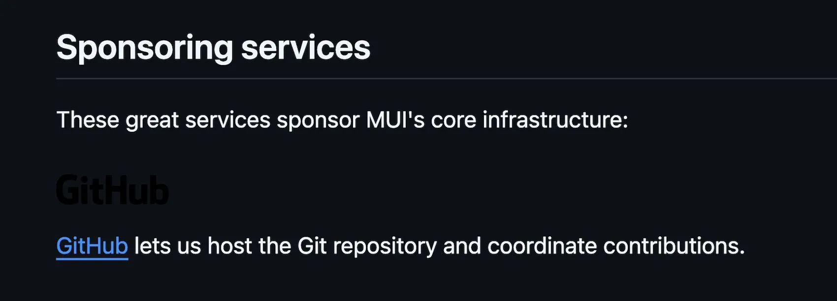 The GitHub logo in black on a dark background, almost invisible.
