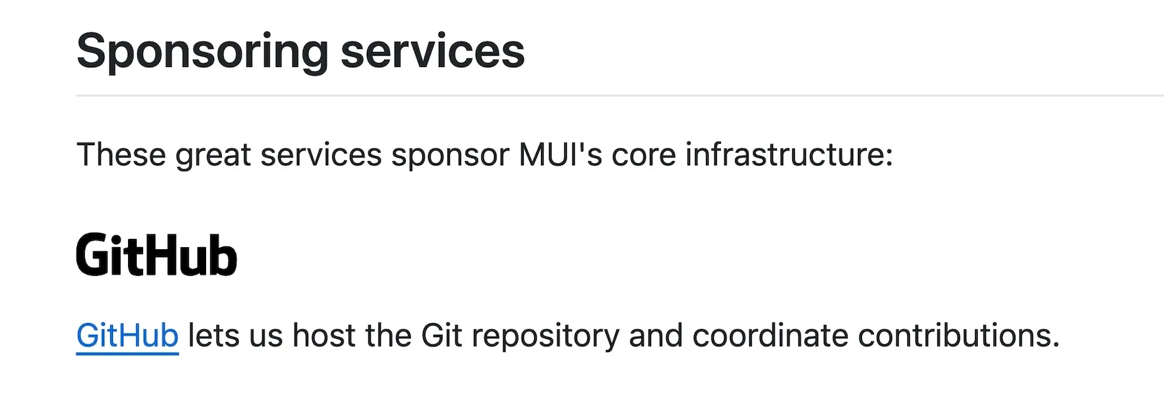 The GitHub logo in black on a light background, easily visible.